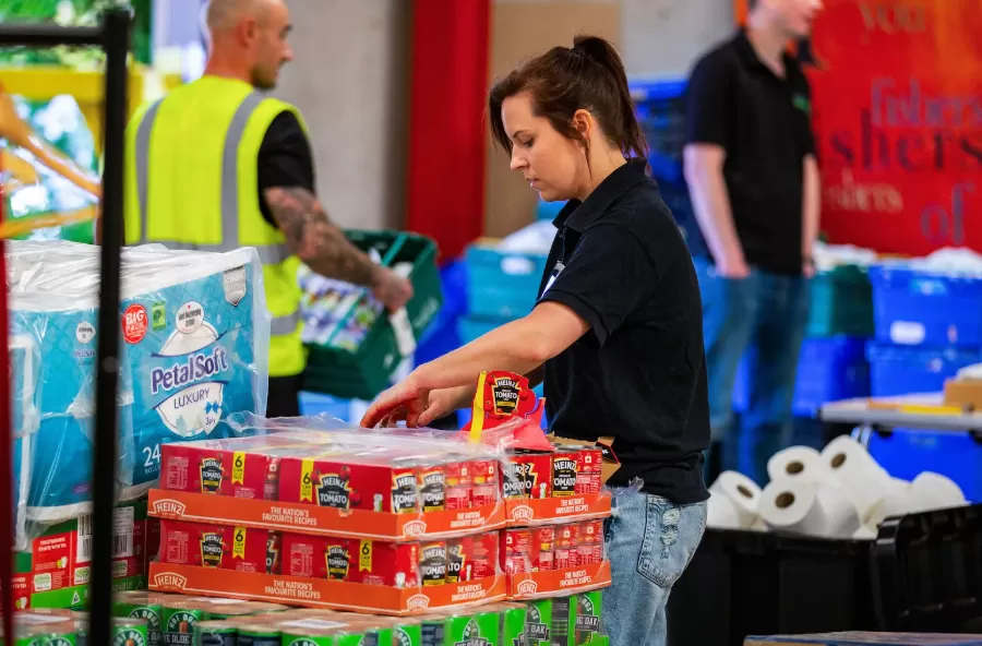 UK food bank charity reports record take-up amid cost of living crisis